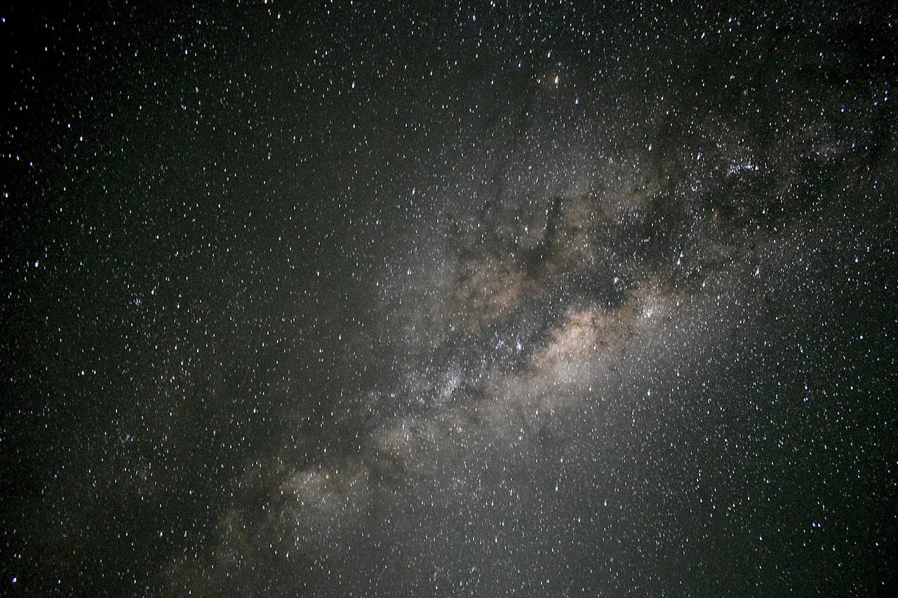 Stunning photograph of the Milky Way galaxy shining brightly in the night sky.